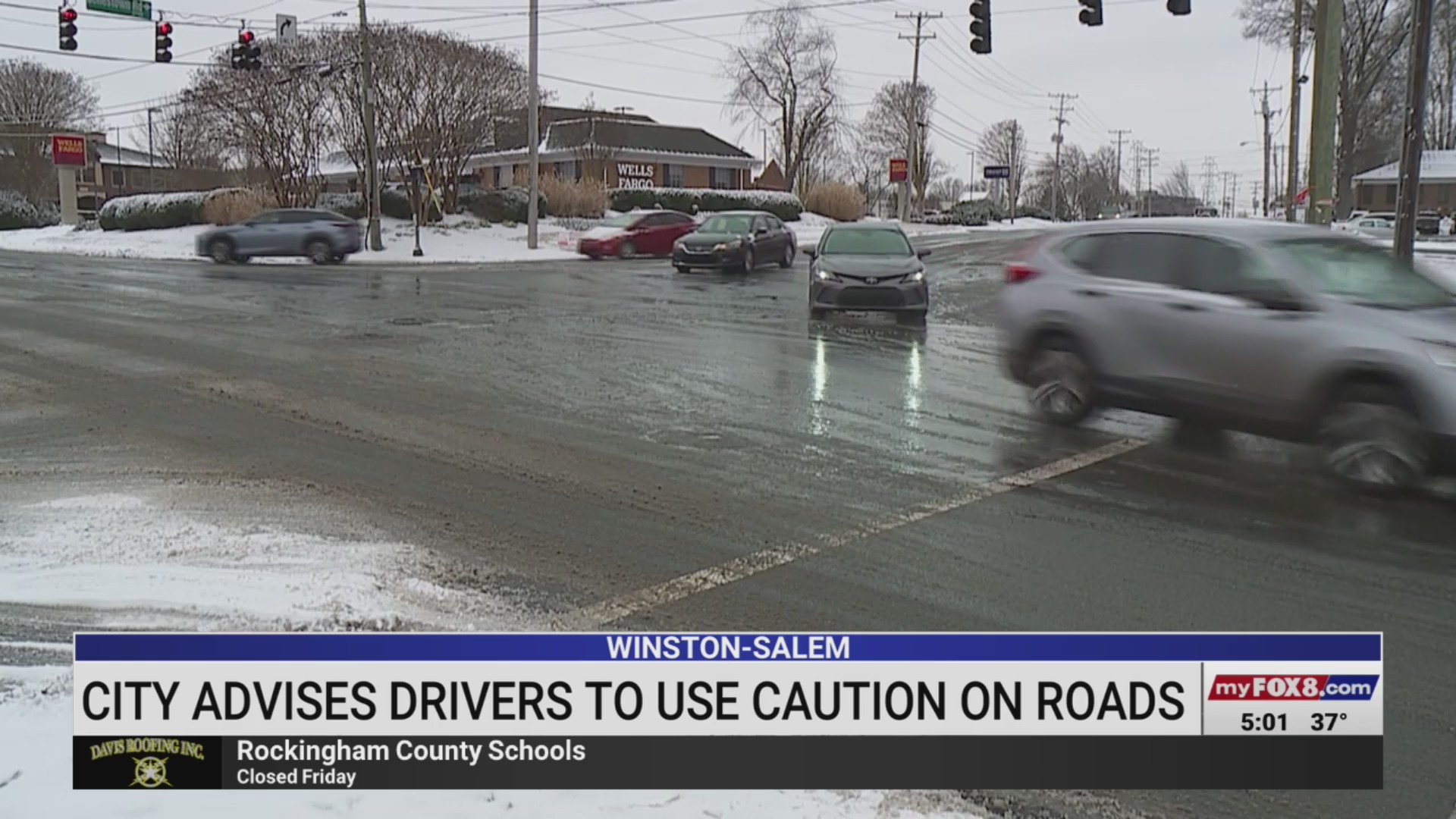 Winston-Salem drivers urged to use caution on roads – FOX8 WGHP