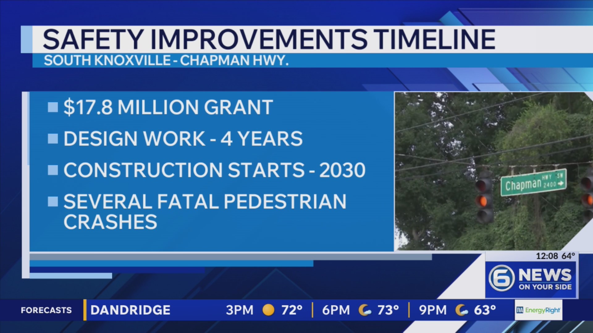 Timeline announced for Chapman Highway safety improvements in Knoxville ...