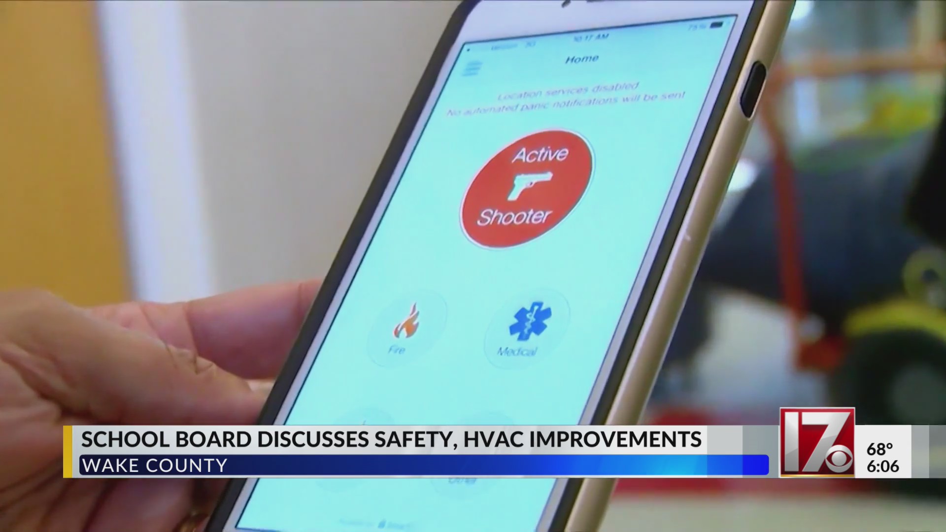 Wake County school board discusses safety, HVAC improvements – CBS17.com