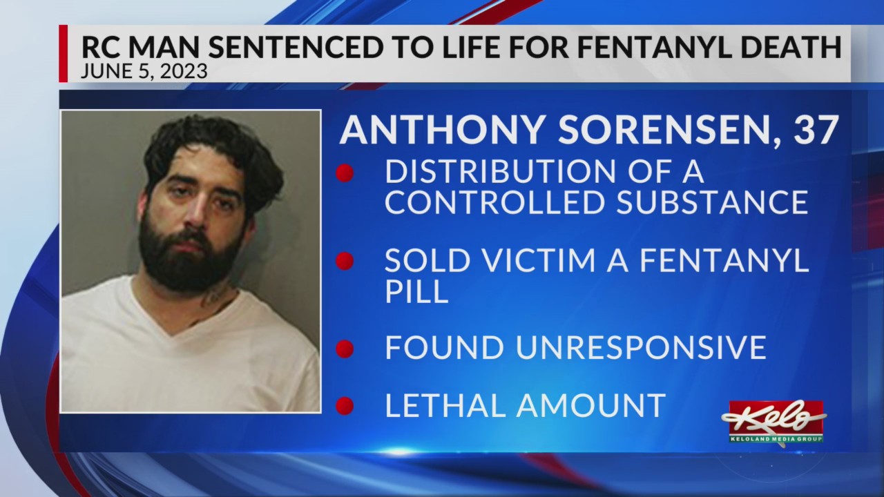 Rapid City man sentenced to life for fentanyl death – KELOLAND.com