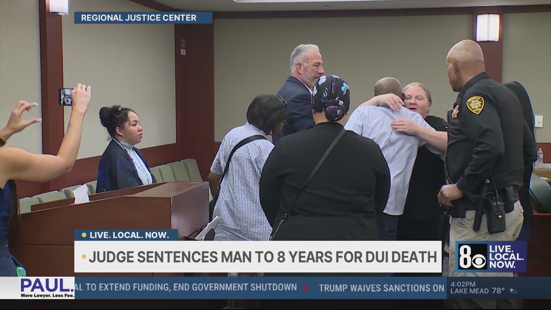 Man sentenced for fatal DUI crash that killed Las Vegas high school
