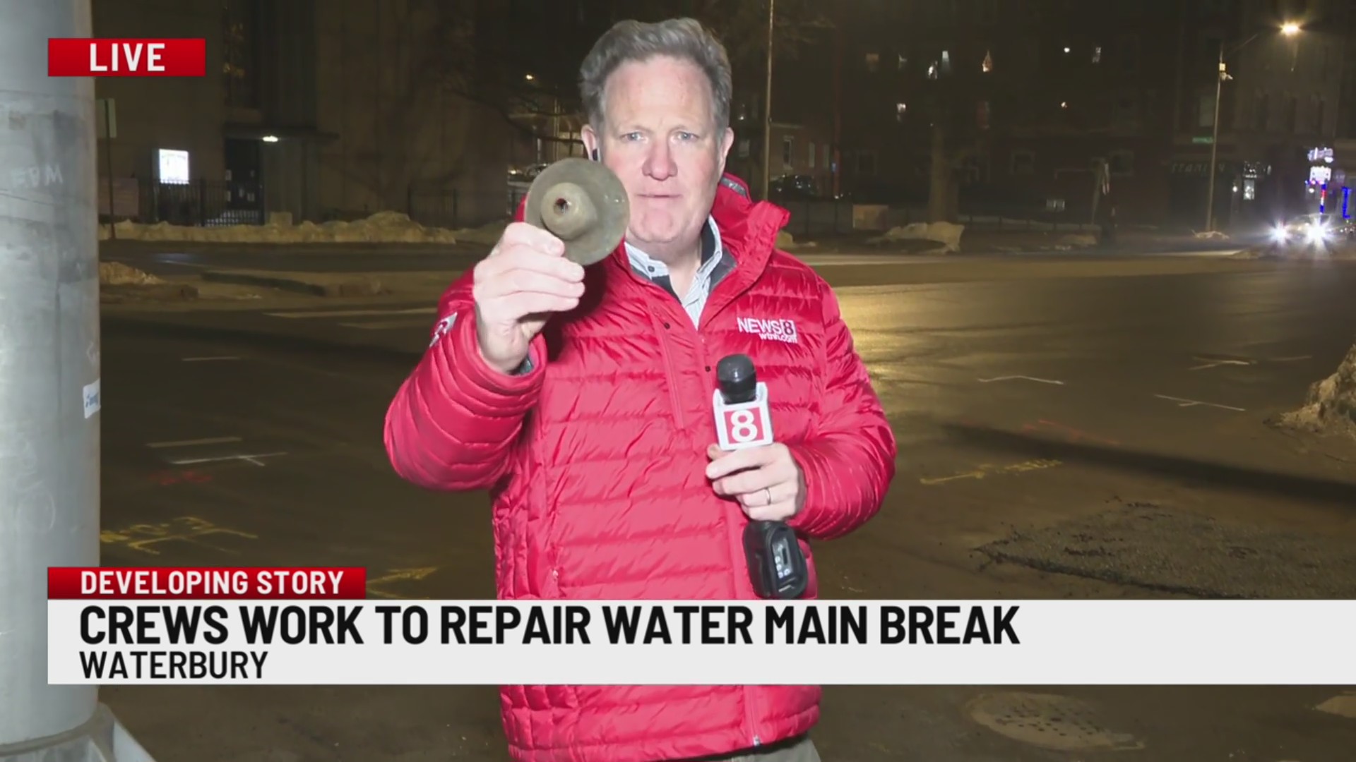 Crews responding to water main break on State Street in Waterbury ...