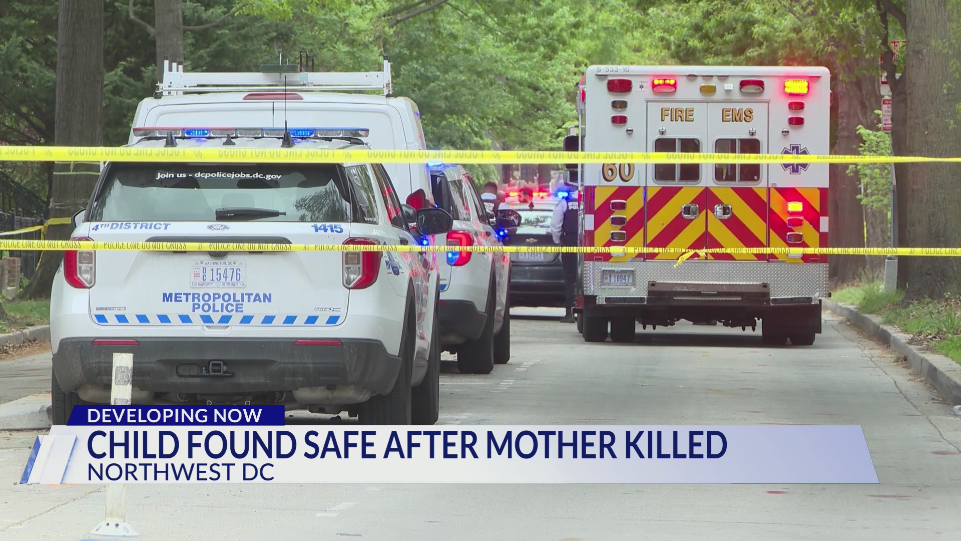2-year-old found safe after mother killed in DC; AMBER Alert canceled ...