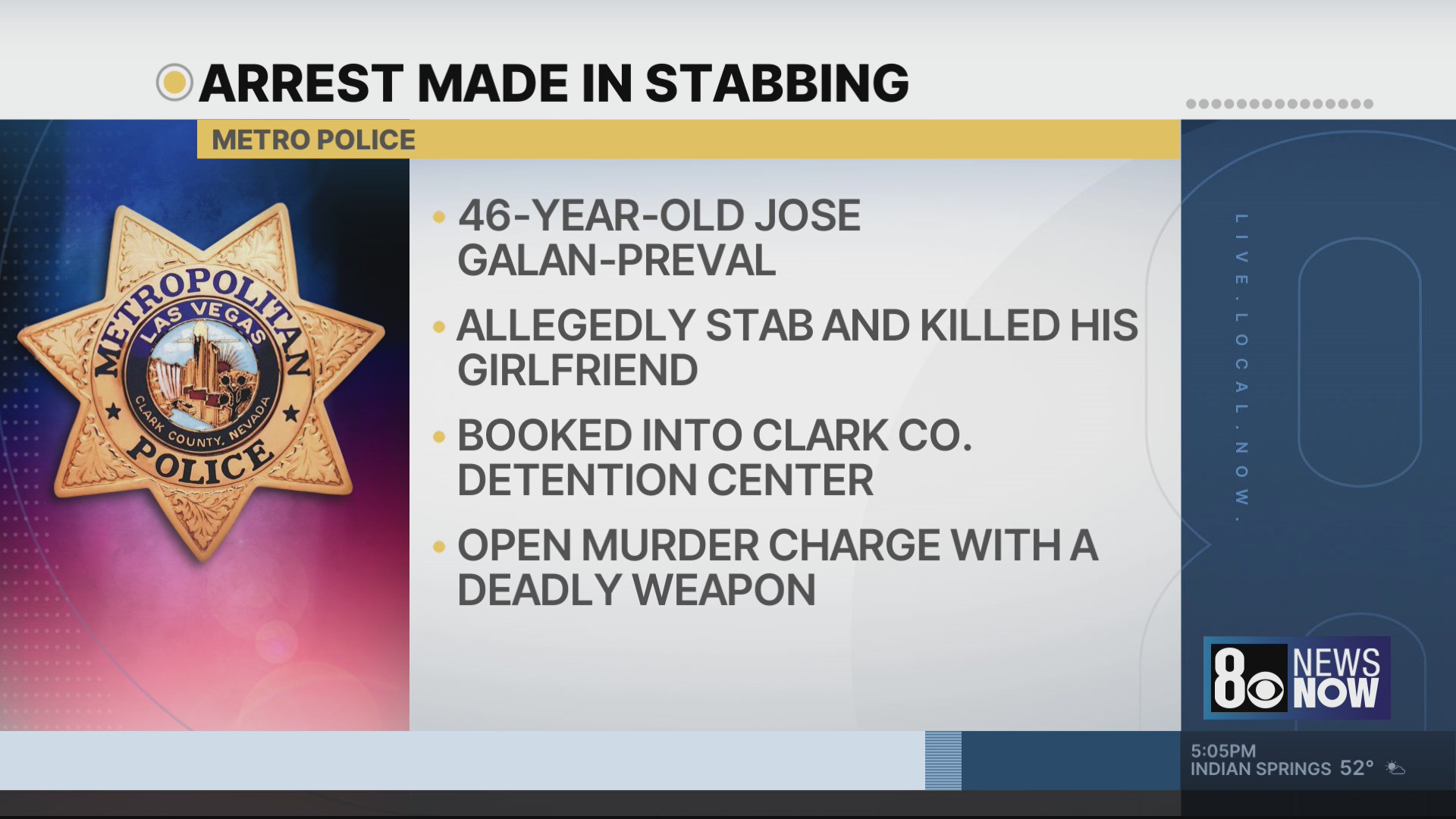 Woman fatally stabbed in downtown Las Vegas; boyfriend arrested – KLAS