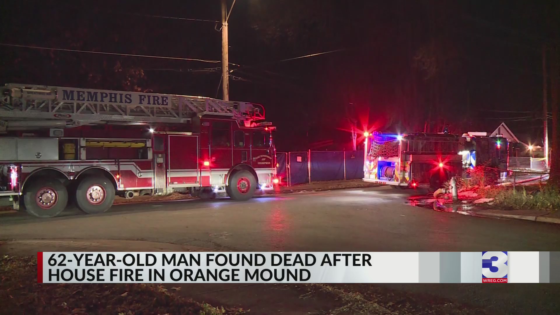 62-year-old man found dead after house fire in Orange Mound – WREG.com