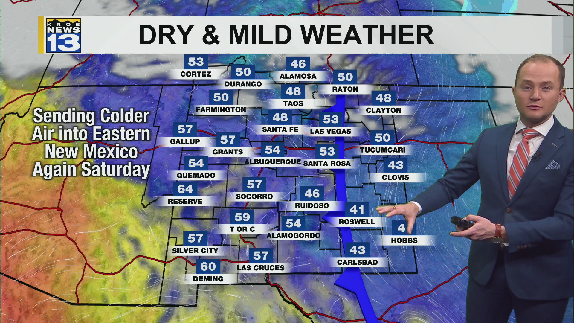Mild and dry weather continues before cooler air moves into eastern New ...