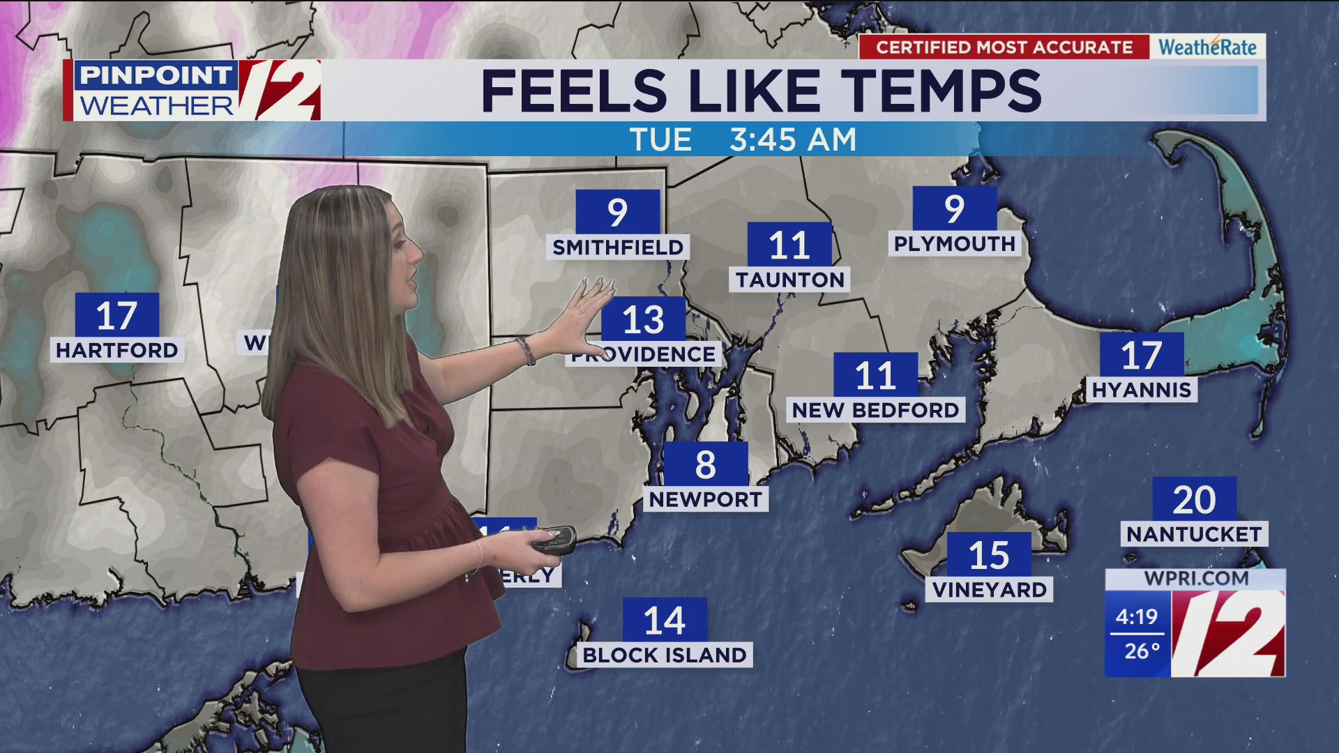 WPRI 12 Weather Forecast 12/8/25 – WPRI.com