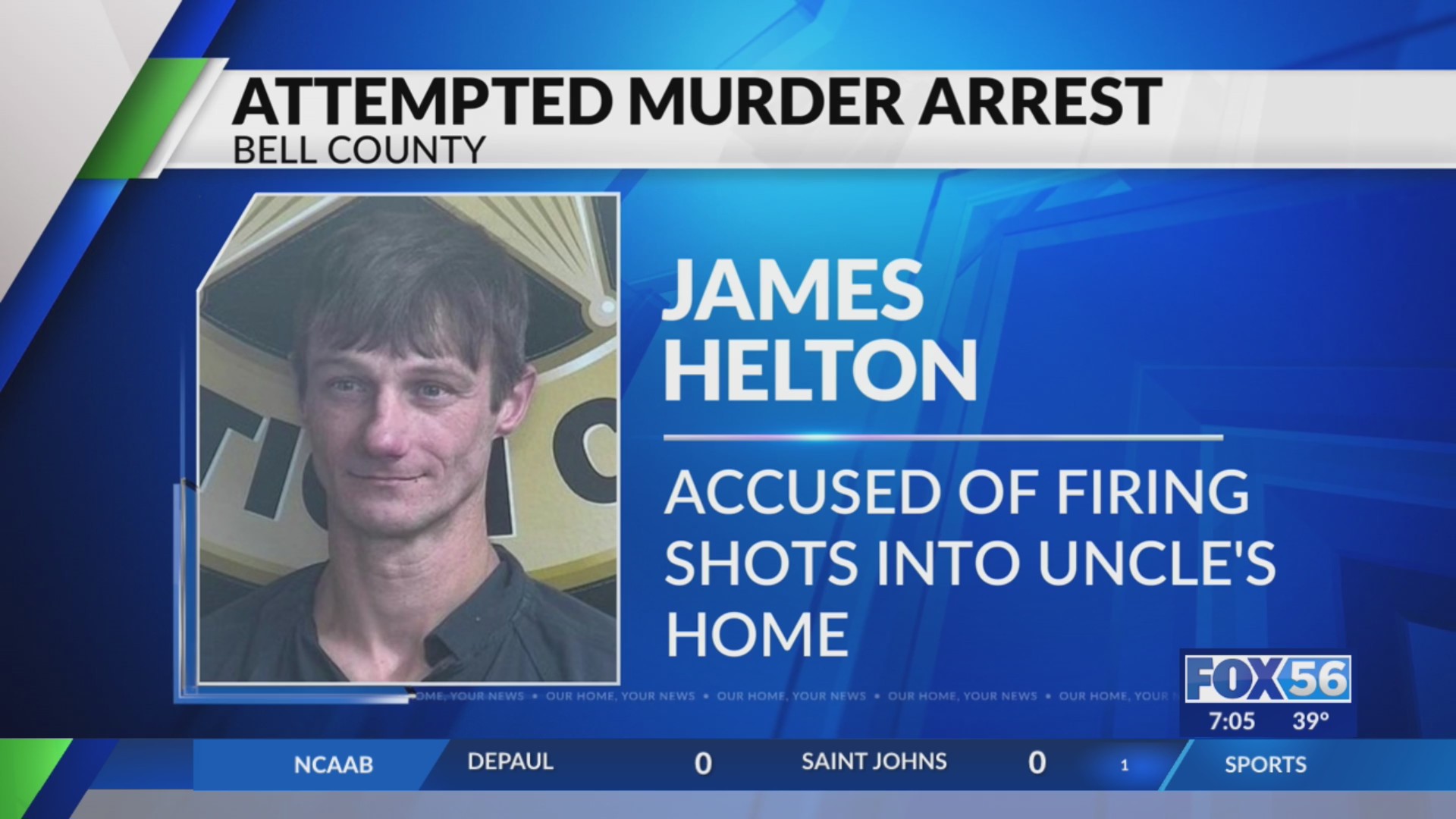 Bell County man accused of shooting into home with 3 people inside ...