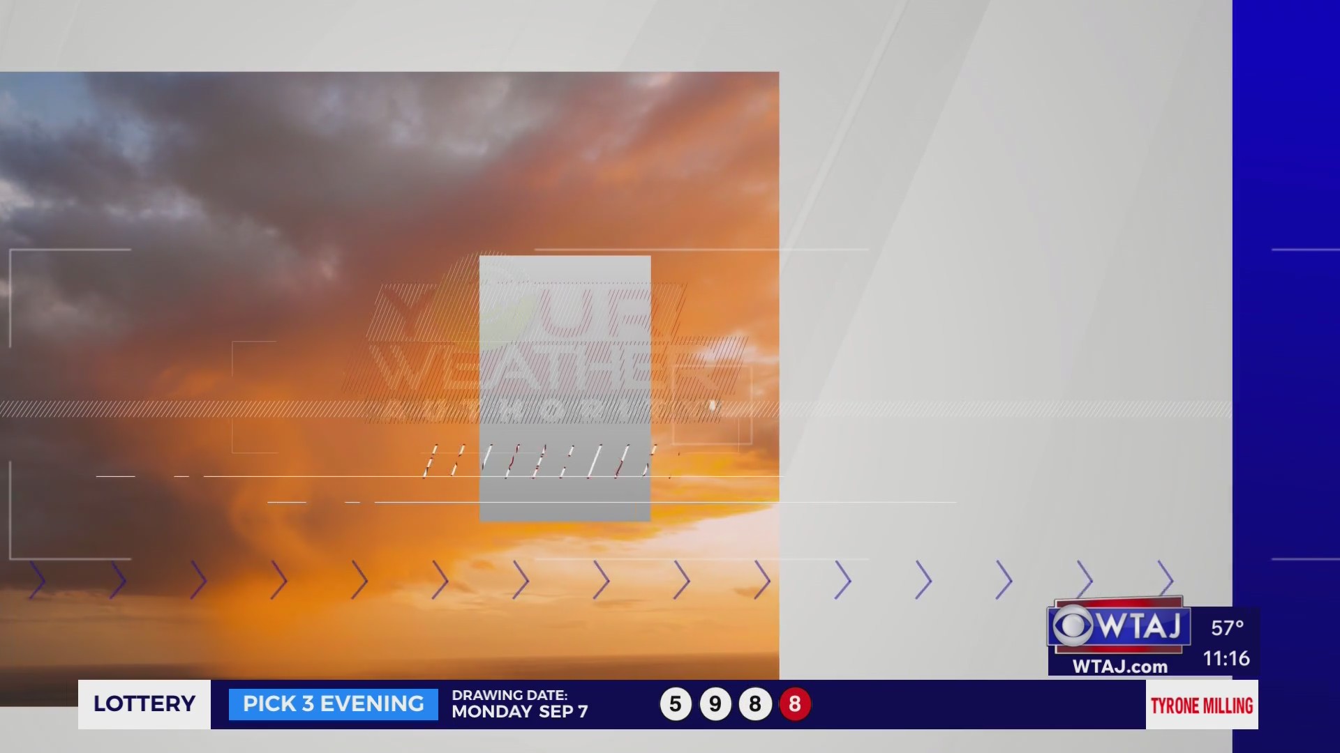 Monday Night Weathercast 9.8.26
