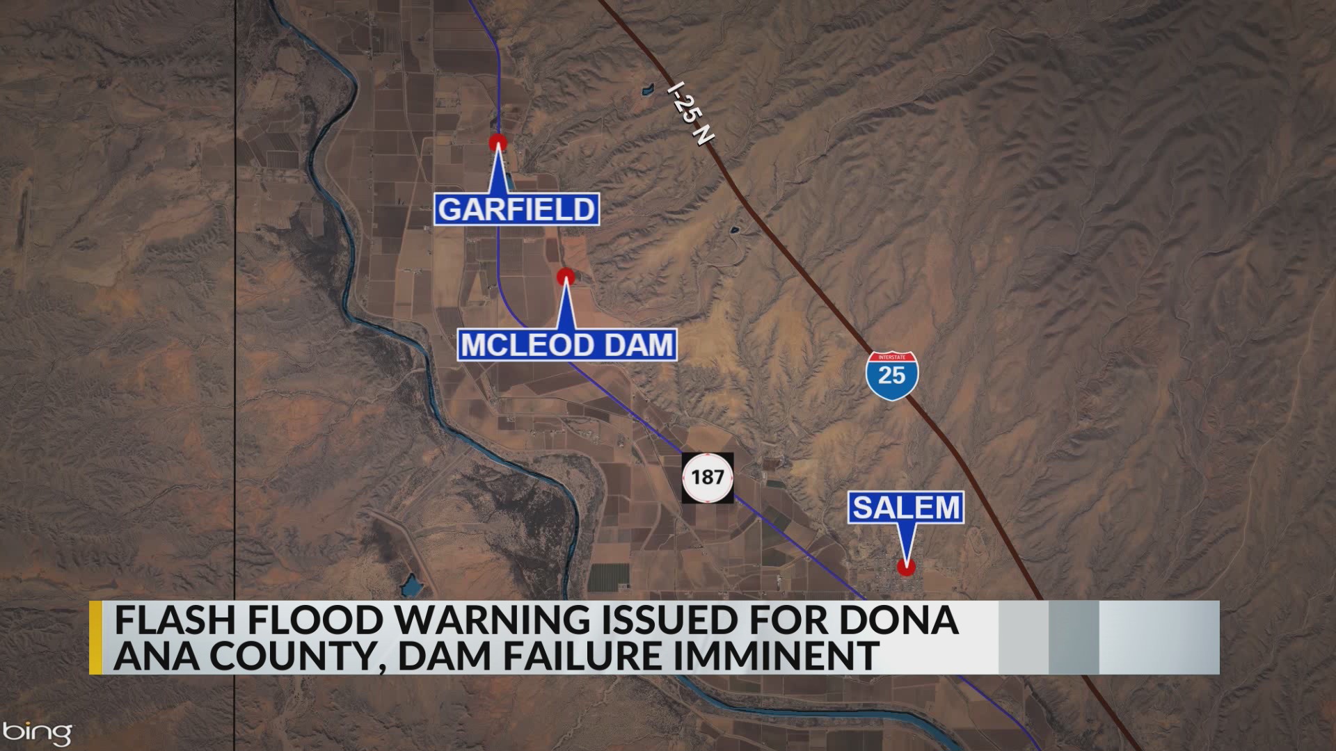 NWS: Flash flood emergency issued in Doña Ana County ‘for the imminent ...