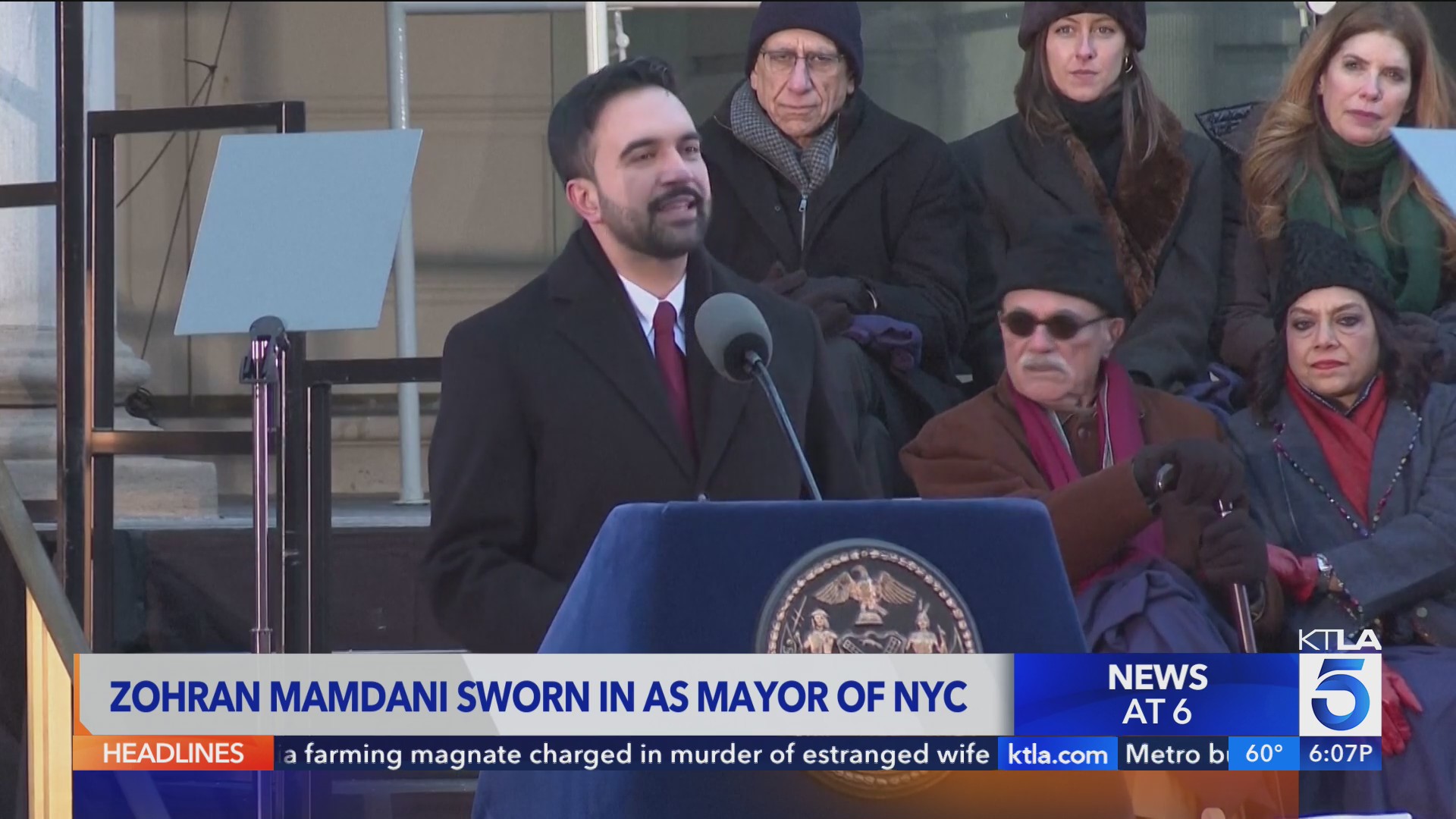 Zohran Mamdani sworn in as Mayor of New York City – KTLA