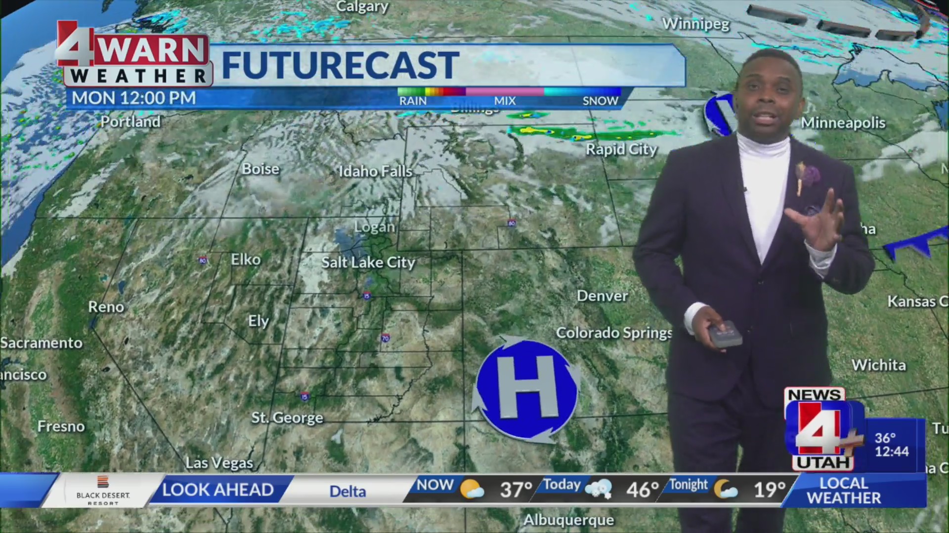 Abc4 Weather Snow showers fade Friday afternoon with sunshine and warmer weather for ...