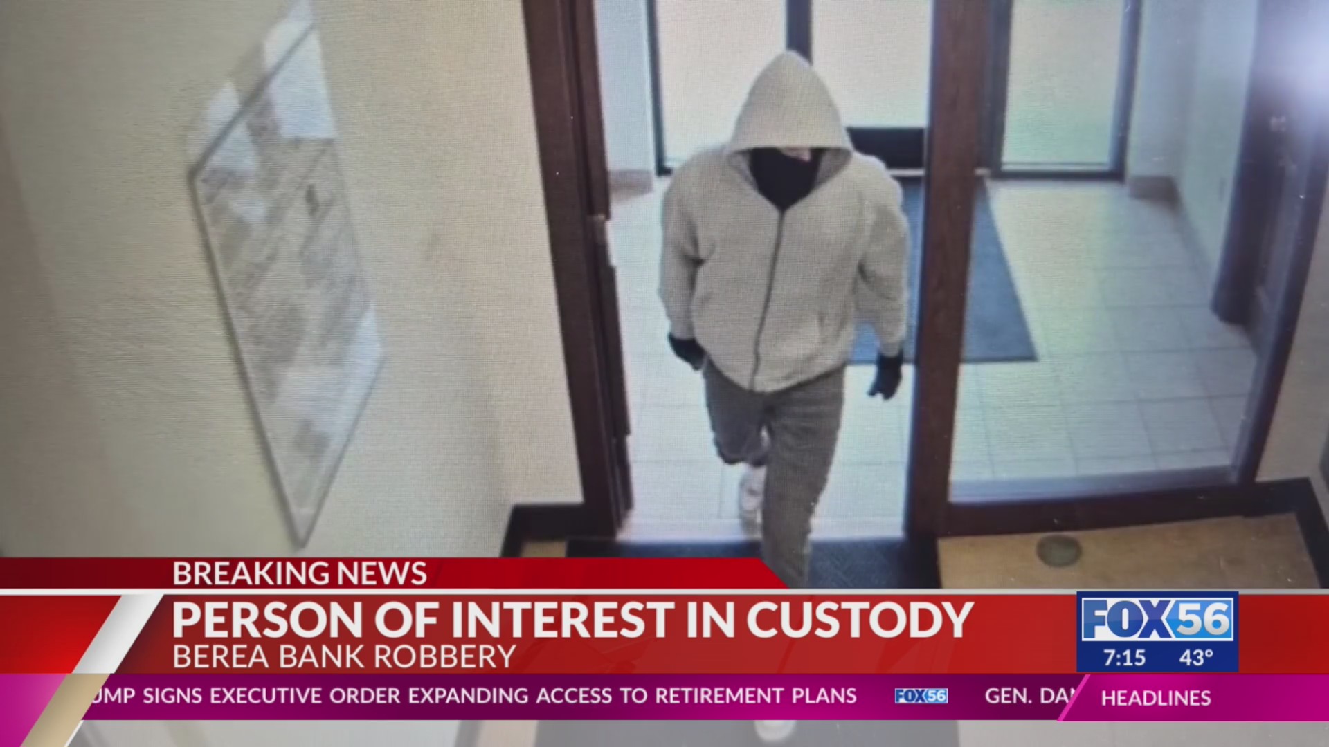 ‘Person of interest’ in FBI custody after Berea bank robbery leaves 2 ...