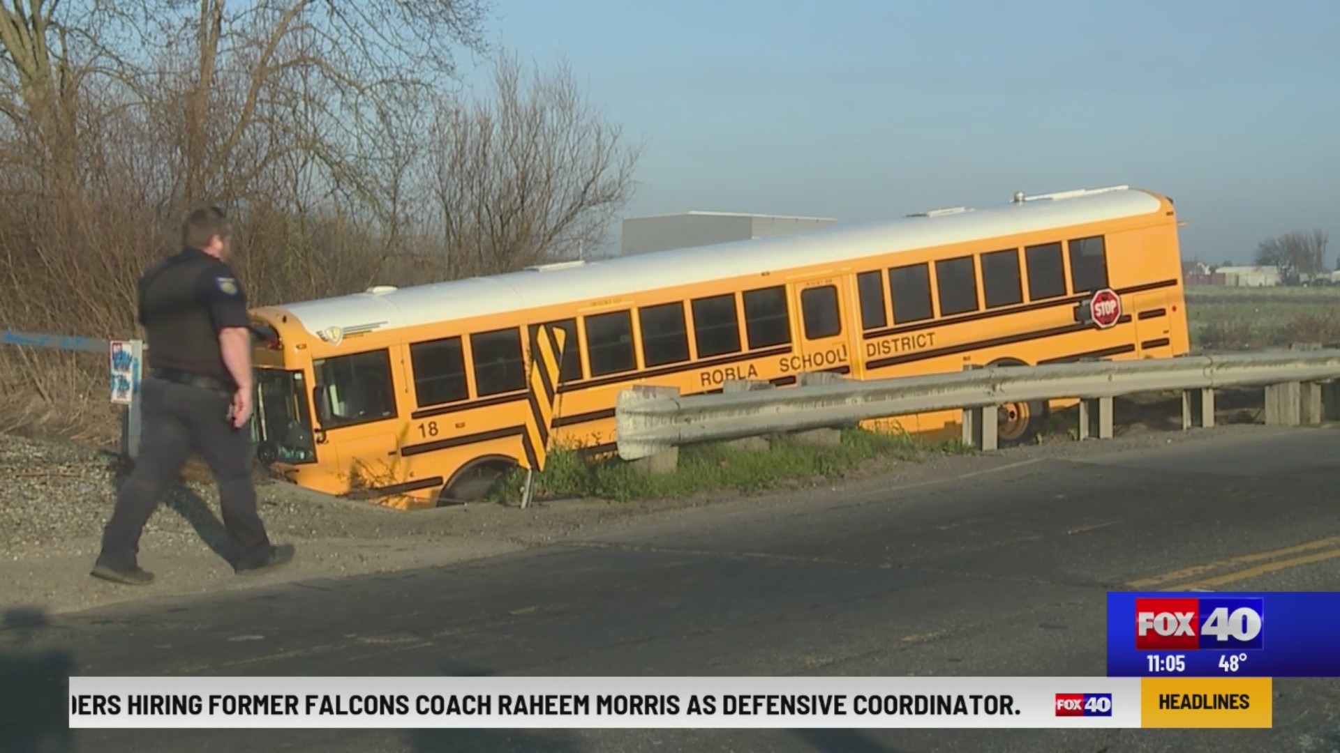 Elementary students rescued from school bus that crashed into creek ...