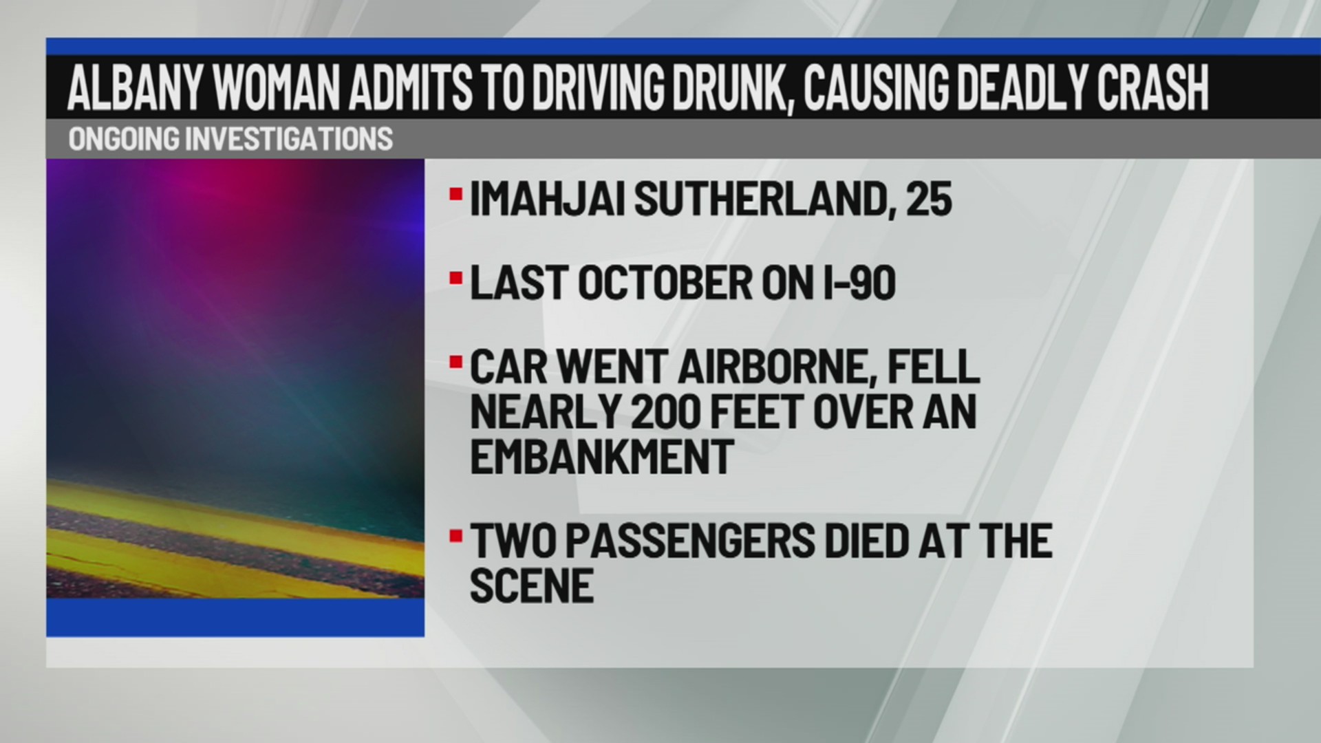 Albany woman pleads guilty in fatal I-787 crash – NEWS10 ABC