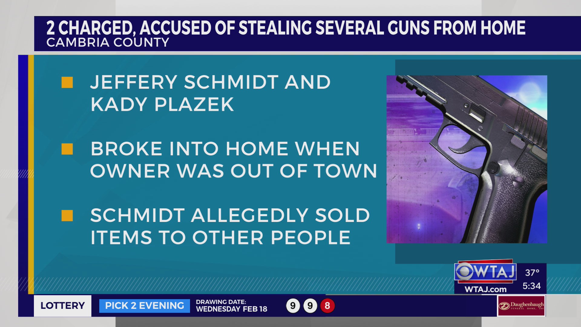 Two charged, accused of stealing multiple guns from Cambria County home ...