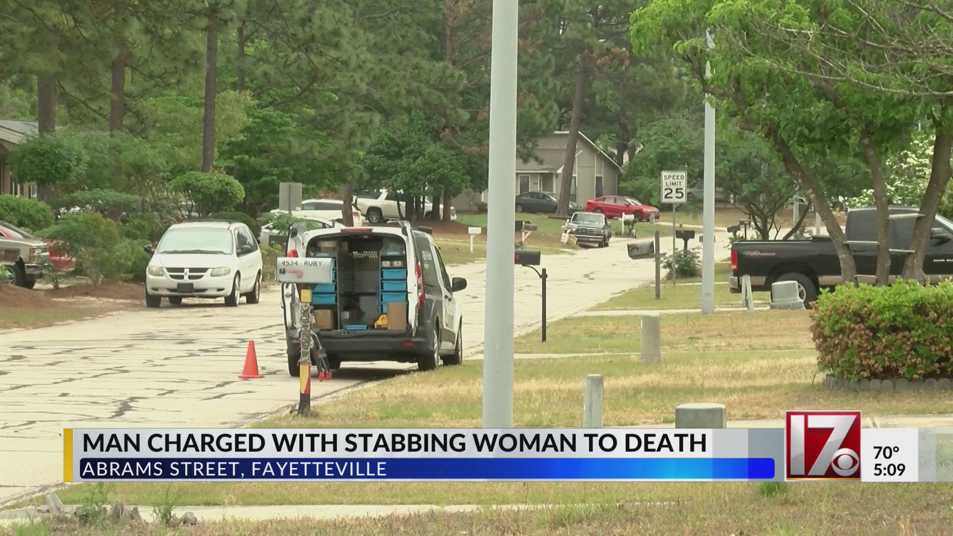 Woman dies in Fayetteville home stabbing, man arrested: Police – CBS17.com