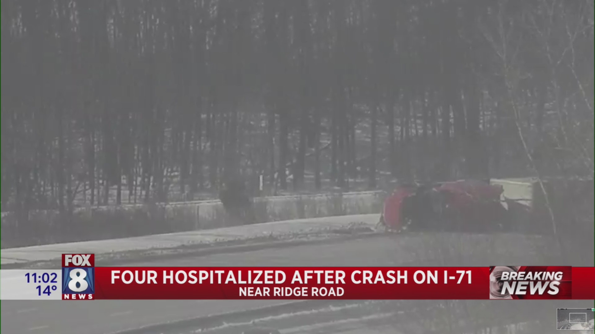 Semi-crash on I-71 – Fox 8 Cleveland WJW
