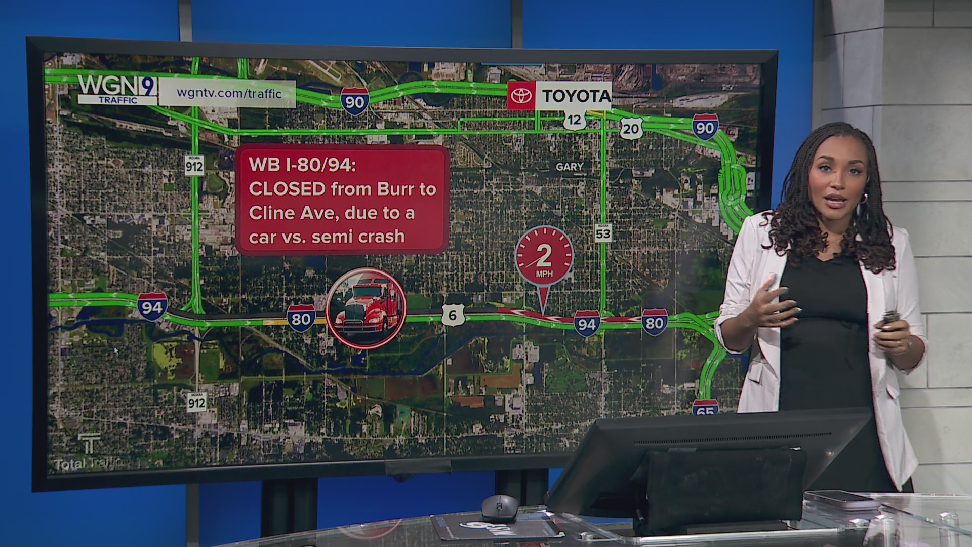 Serious crash shuts down WB I-80/94 near Burr; medical helicopter ...