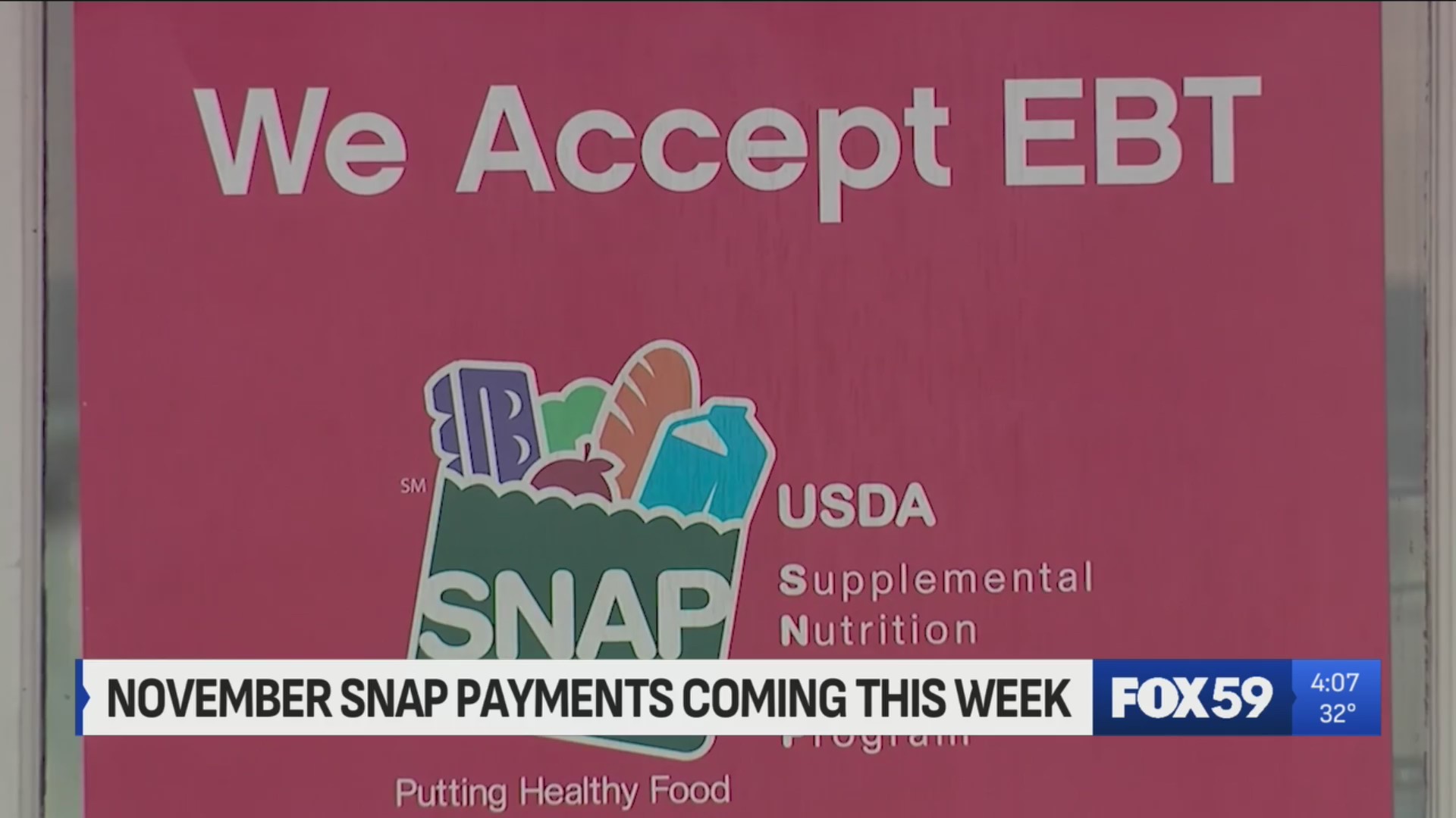 Partial SNAP benefits to be issued to eligible Indiana residents ...