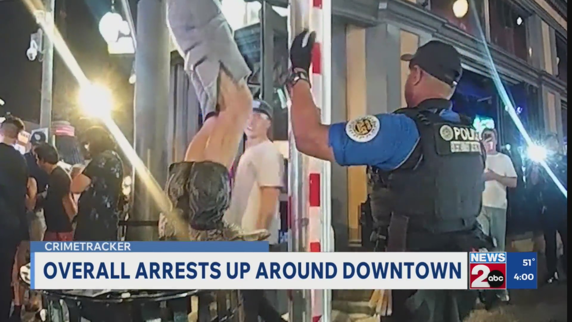 Overall arrests up around downtown Nashville – WKRN News 2