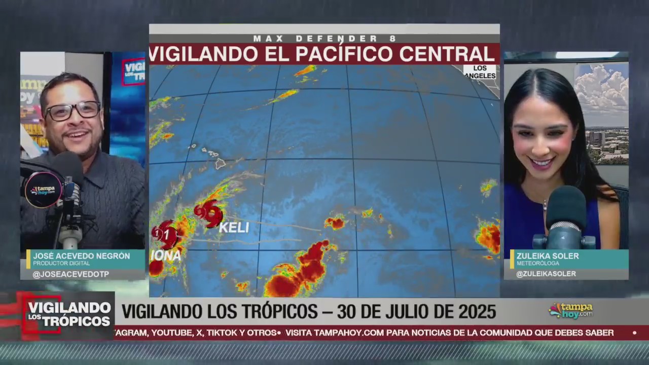 Vigilando los Trópicos: calor extremo en la Bahía de Tampa