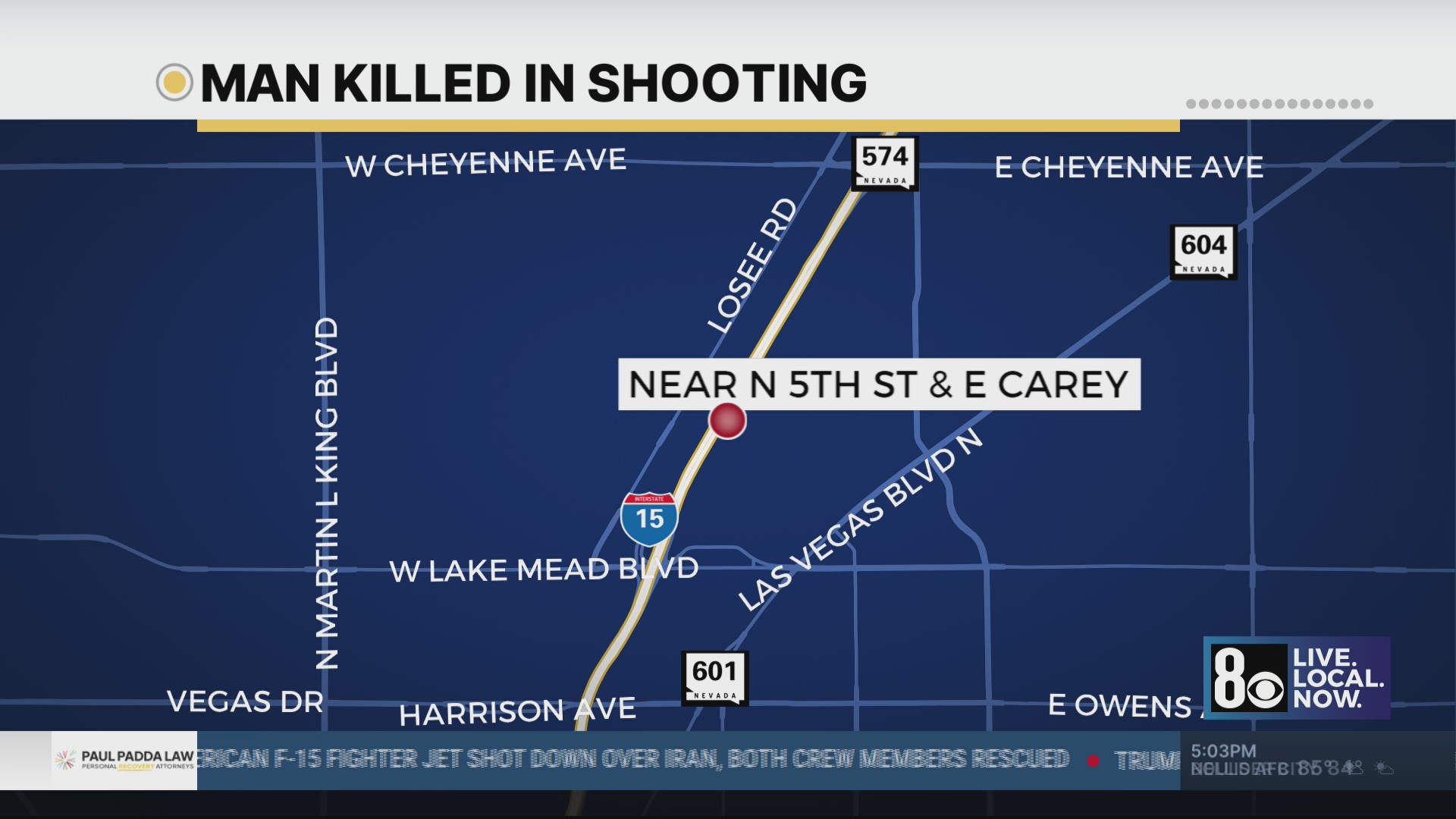 Man dead after report of shooting in North Las Vegas – KLAS