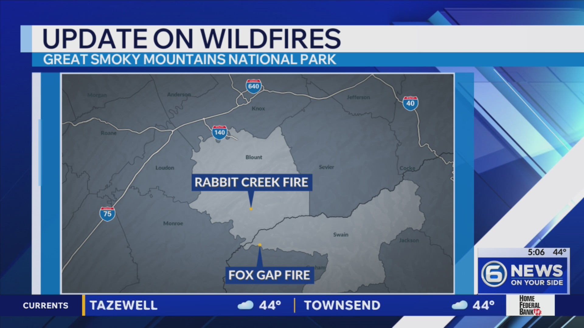 GSMNP gives update on wildfires – WATE 6 On Your Side
