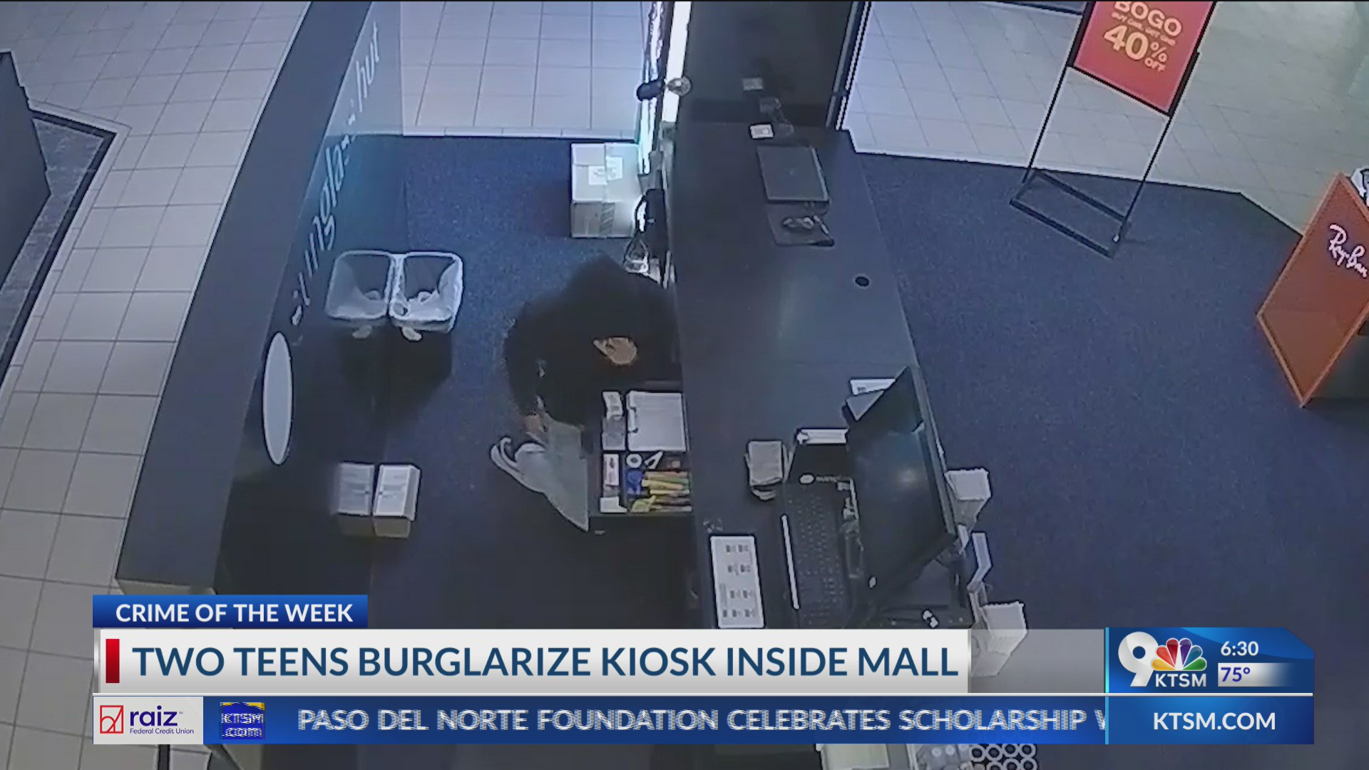 El Paso Police seek teens after Macy's eyewear theft
