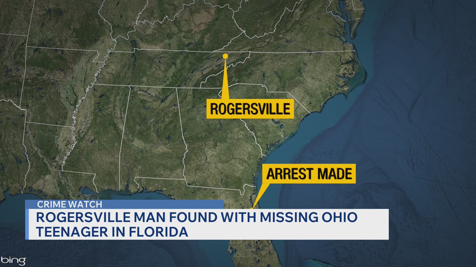 DOJ: Rogersville man found with missing Ohio teen in Florida – WJHL ...