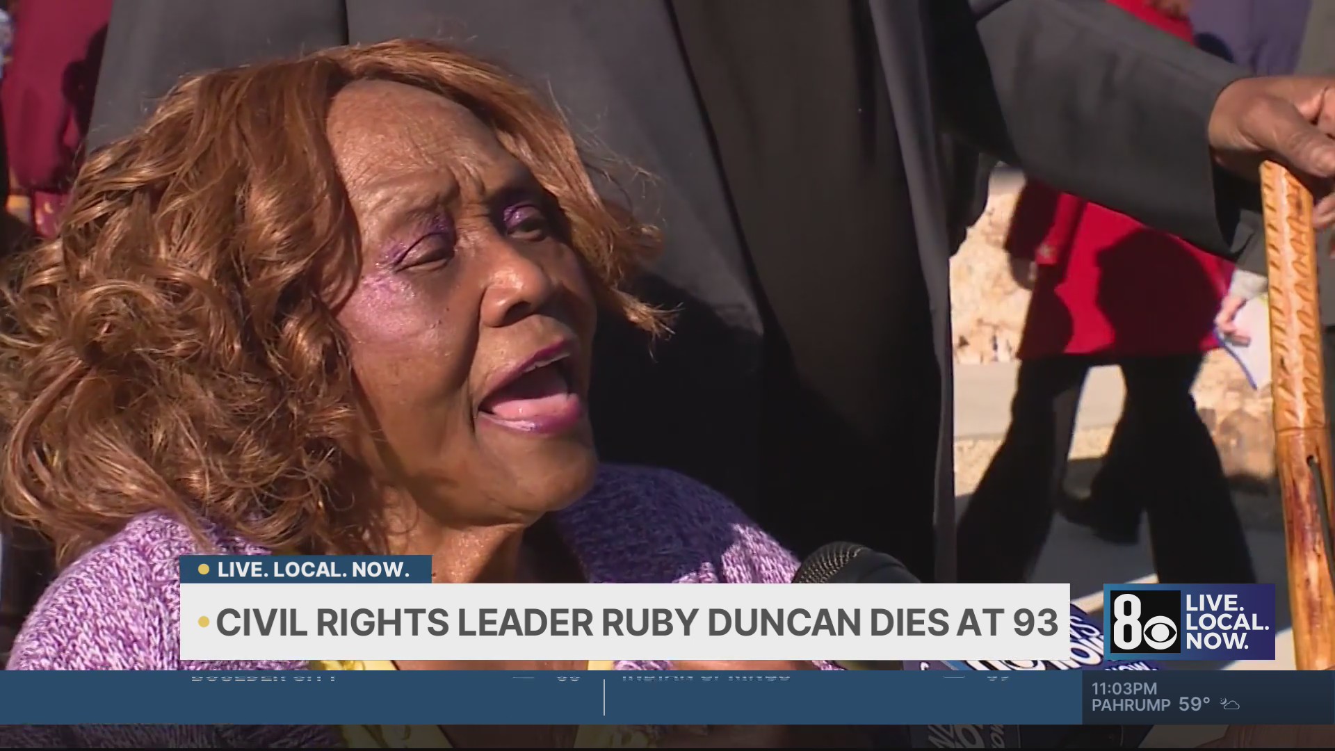 Longtime Las Vegas civil rights advocate Ruby Duncan dies at 93 – KLAS