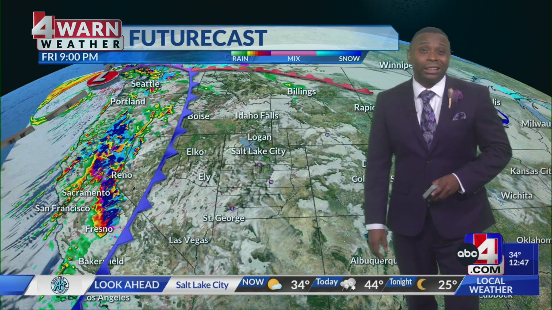 Hazy sunshine through midweek, but valley rain and high mountain snow ...