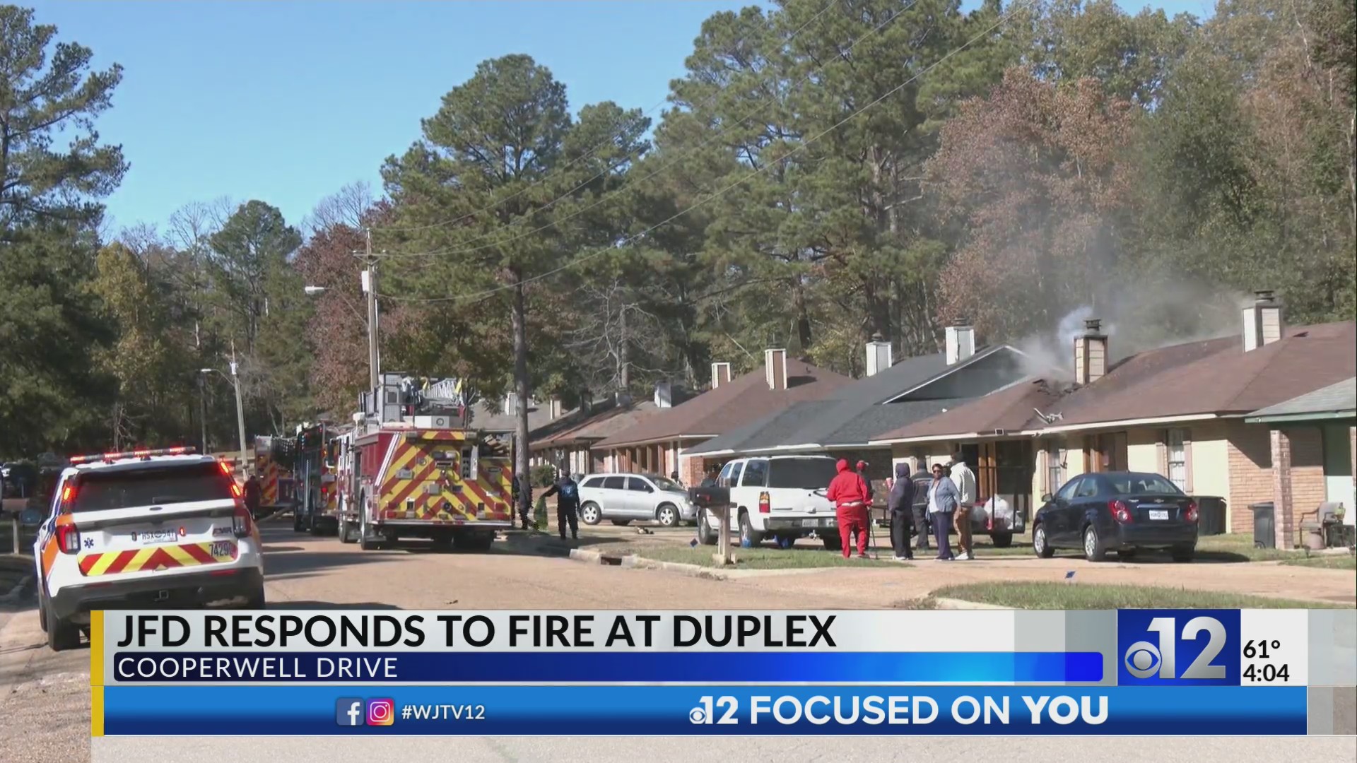 Crews respond to fire at Jackson duplex – WJTV