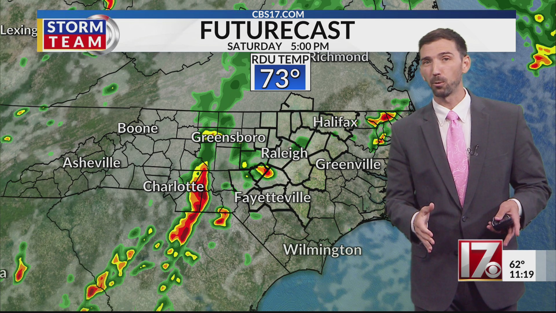 Memorial Day weekend rain outlook for central NC – CBS17.com