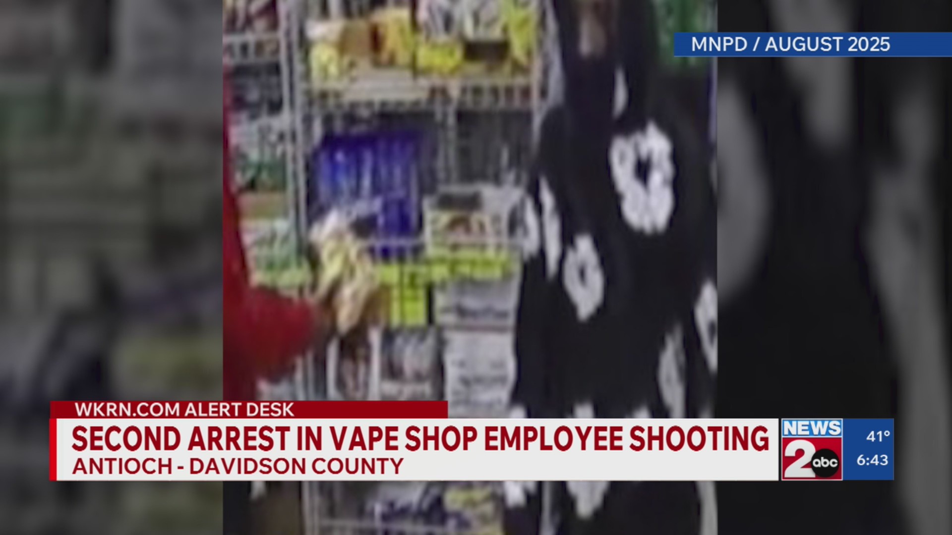 2nd suspect charged in vape shop shooting – WKRN News 2