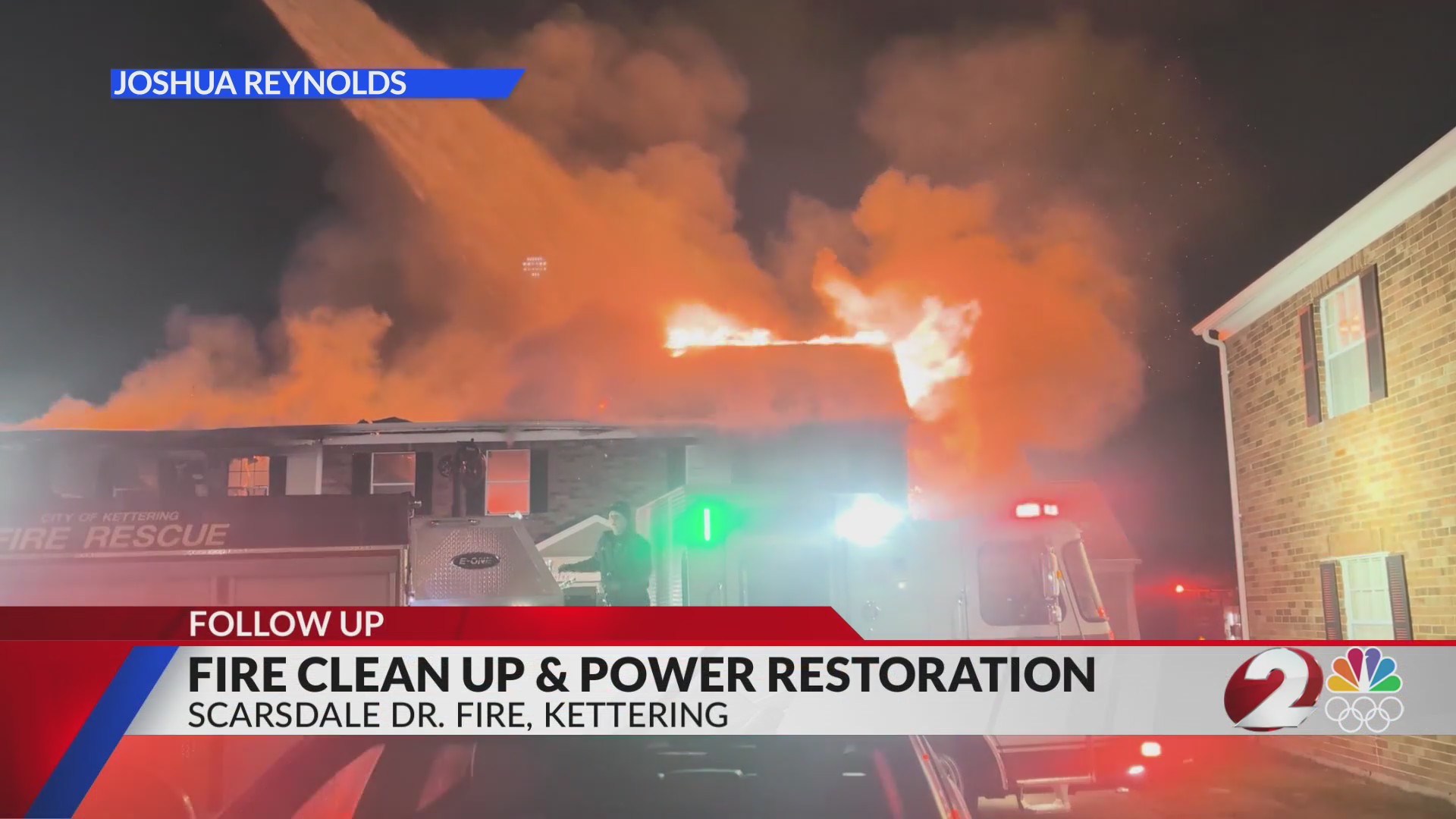 Clean up efforts continue after flames damage and displace at Kettering ...