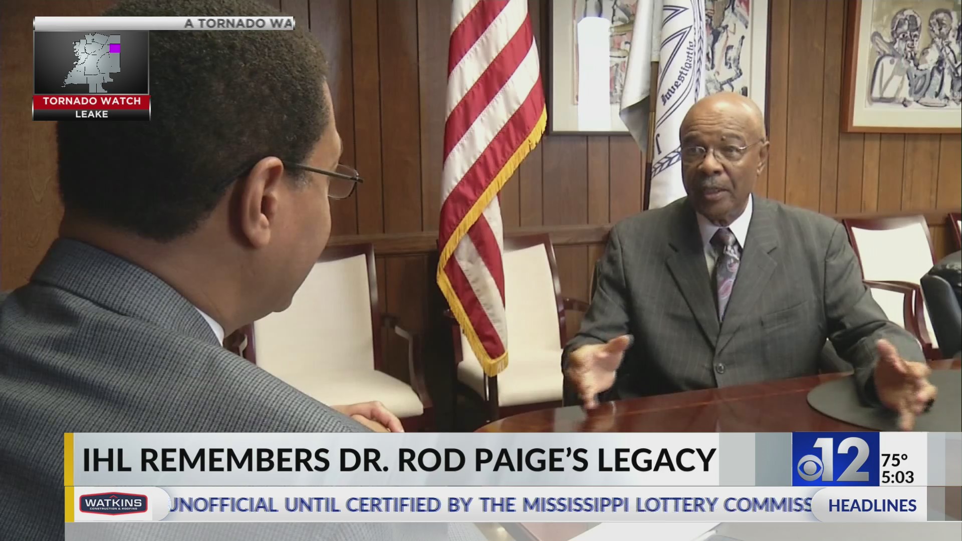 IHL remembers Dr. Rod Paige’s legacy – WJTV