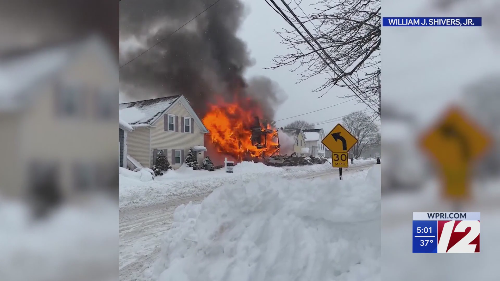Mother runs into burning house to save child after explosion – WPRI.com
