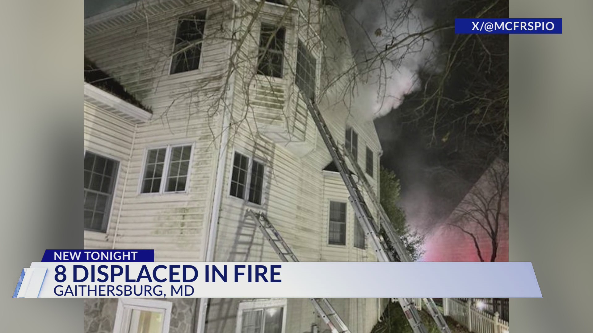 8 displaced in Gaithersburg house fire – DC News Now | DC, Virginia ...