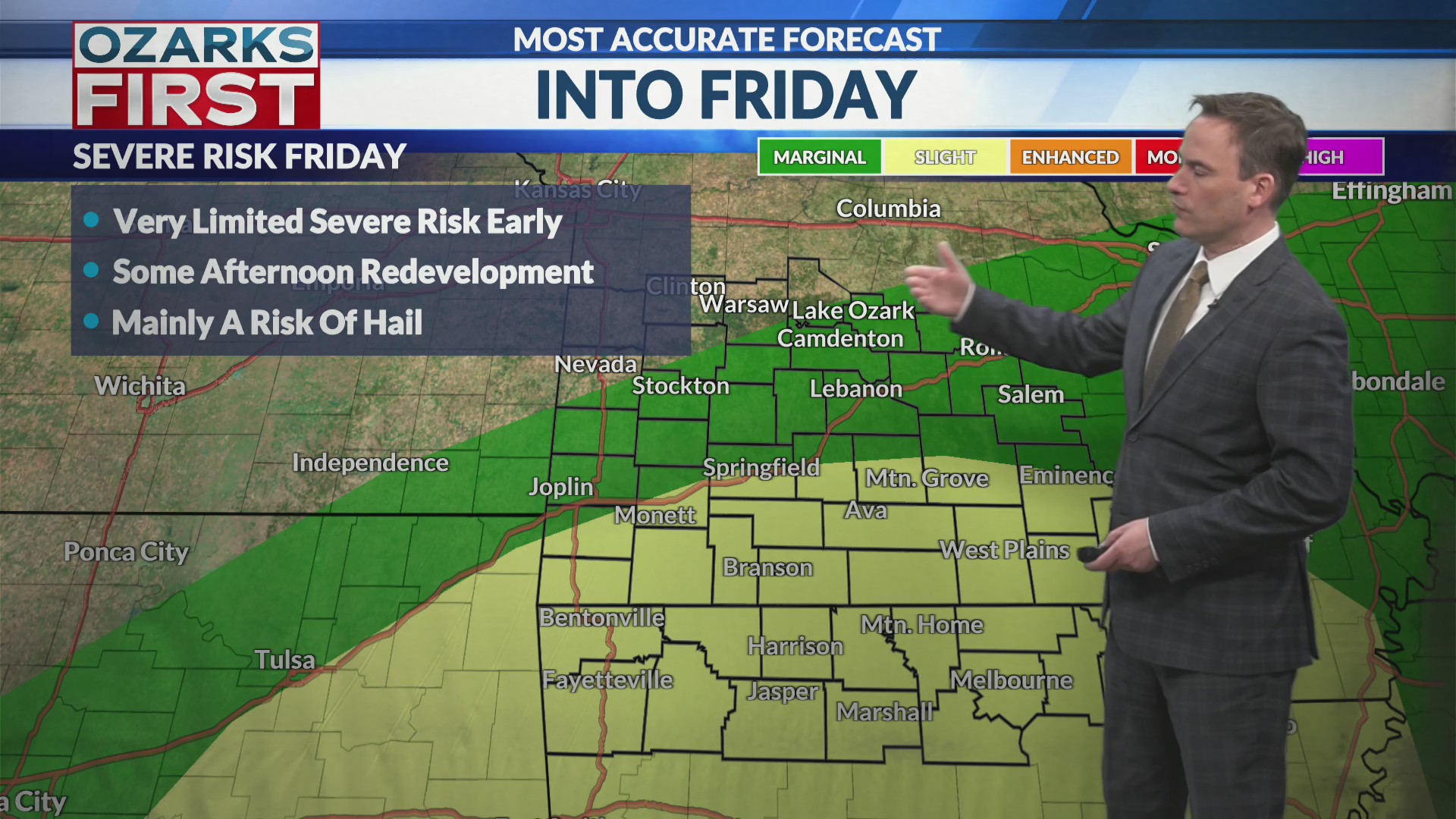 Quiet streak ends as storms return to the Ozarks – KOLR – OzarksFirst.com