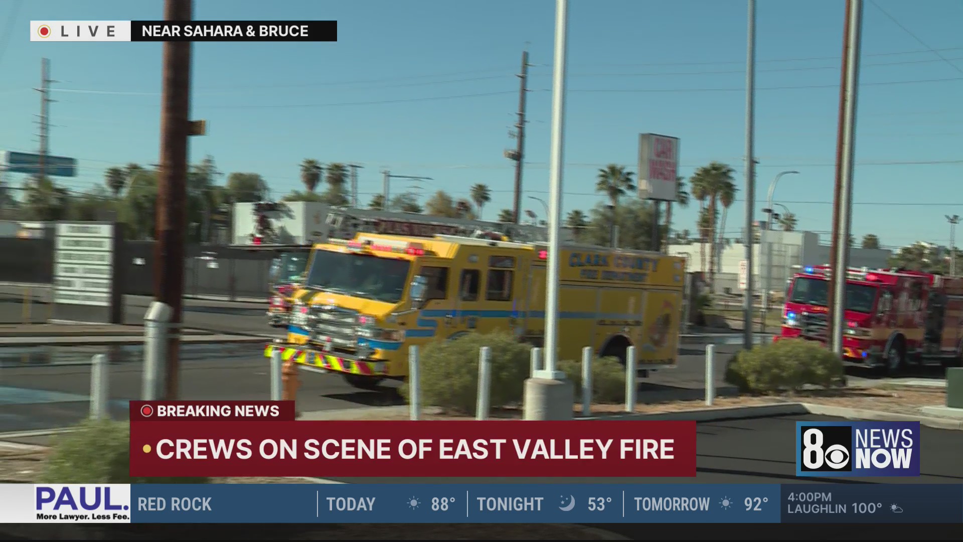 Fire crews responded to fire in east Las Vegas valley – KLAS