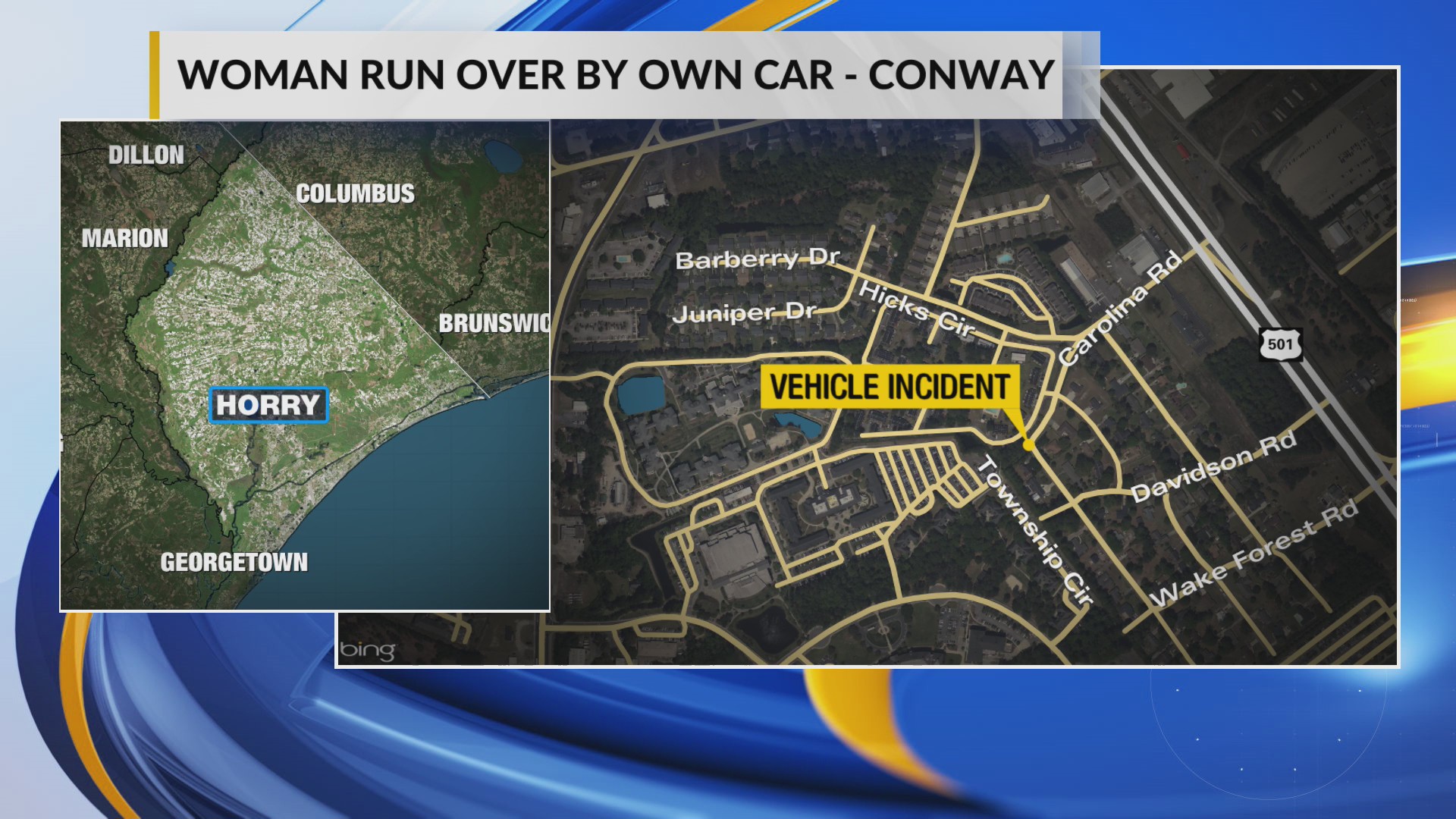 Myrtle Beach woman dies after being run over by own car while fixing ...