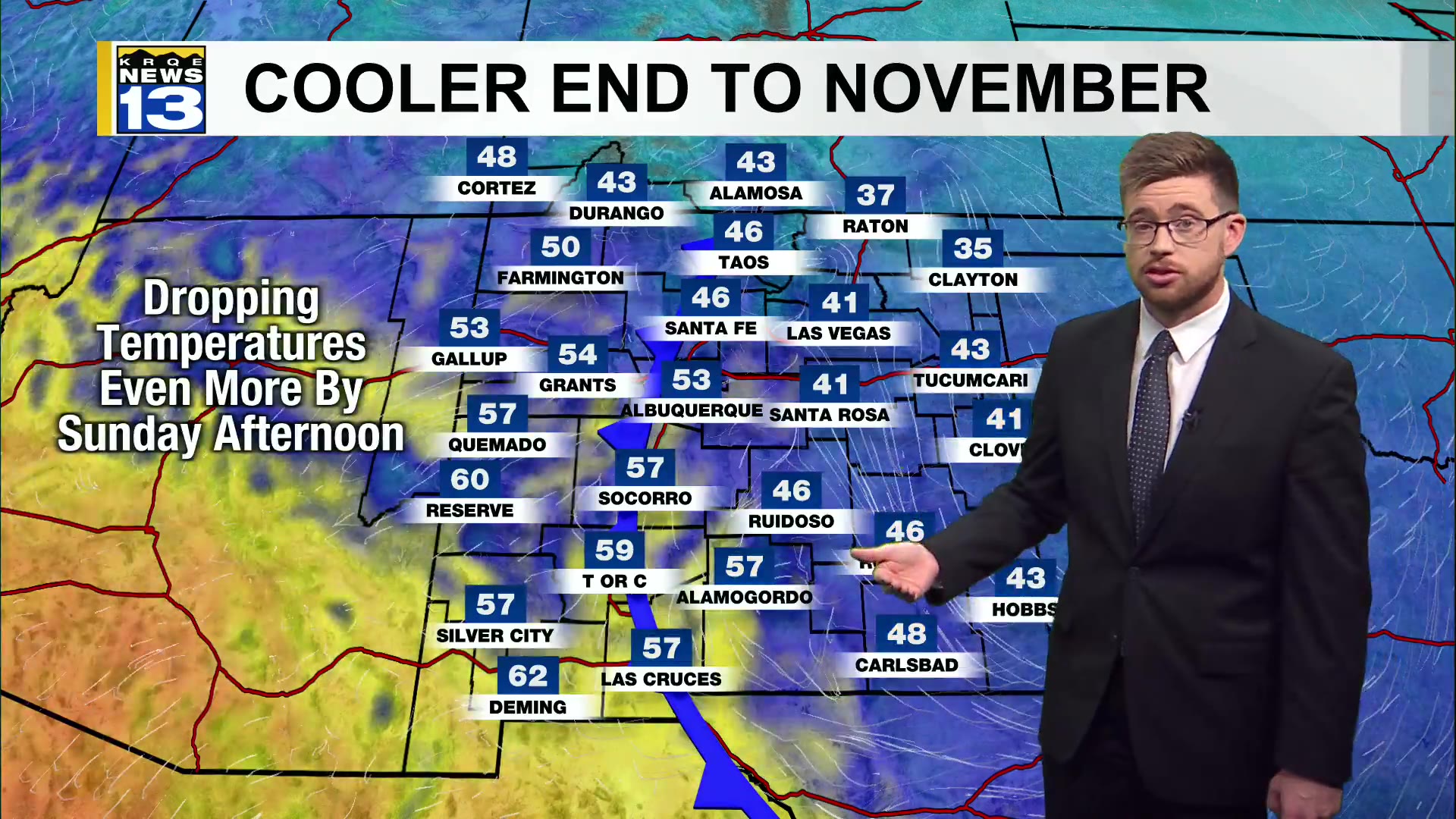 Mild Friday in New Mexico with decreasing clouds – KRQE NEWS 13 ...