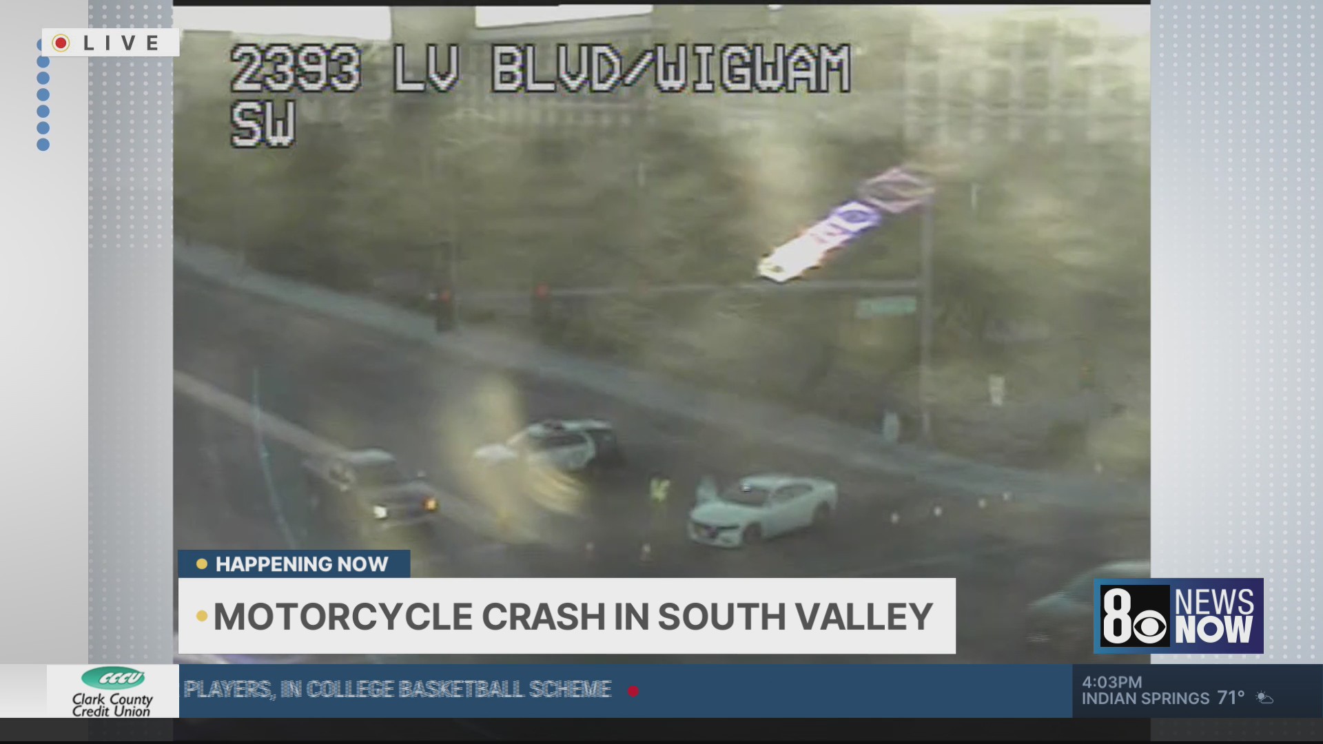 Motorcyclist critically injured in crash near Las Vegas Strip – KLAS