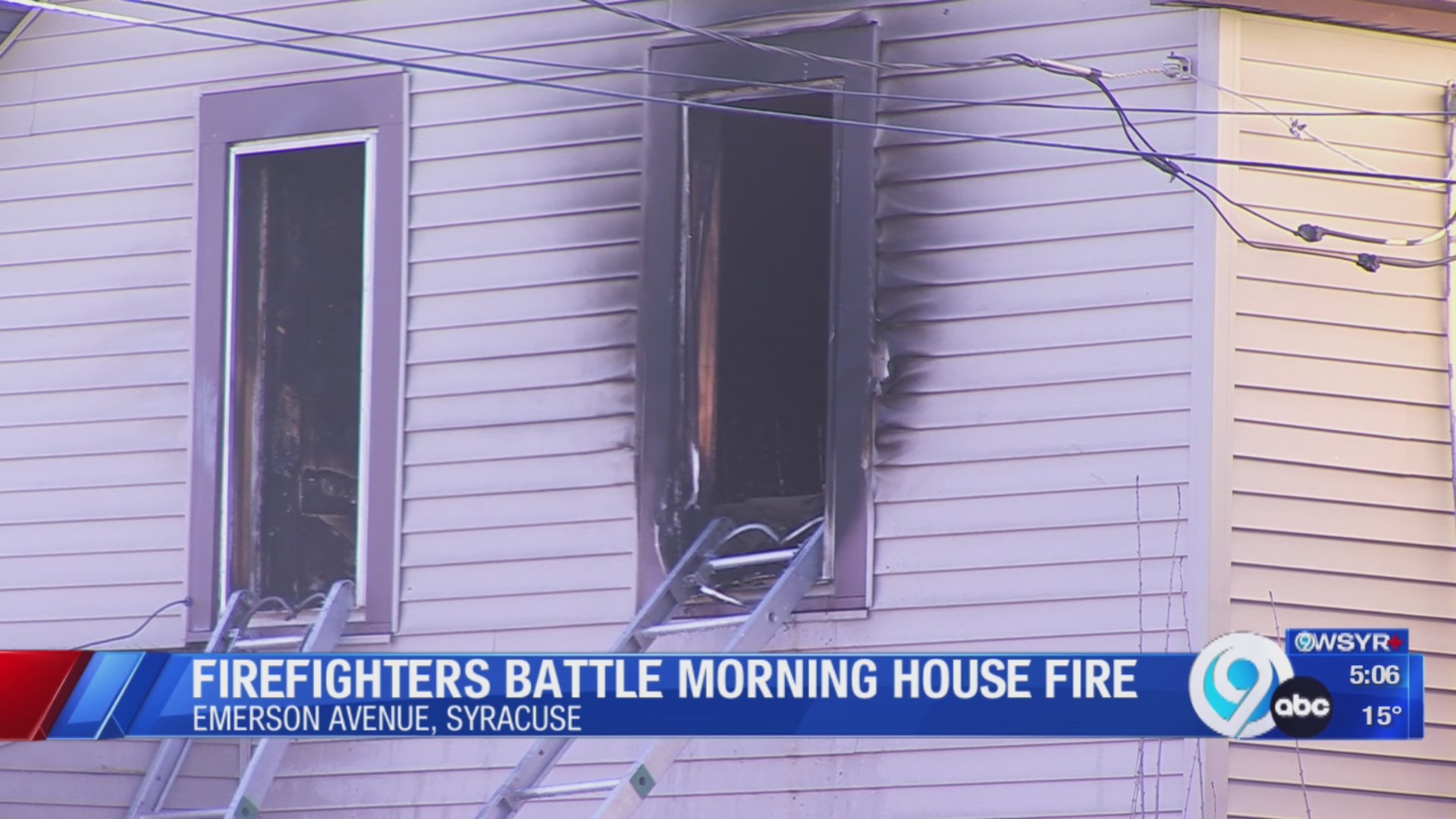 House fire on Emerson Avenue in Syracuse displaces two people – WSYR