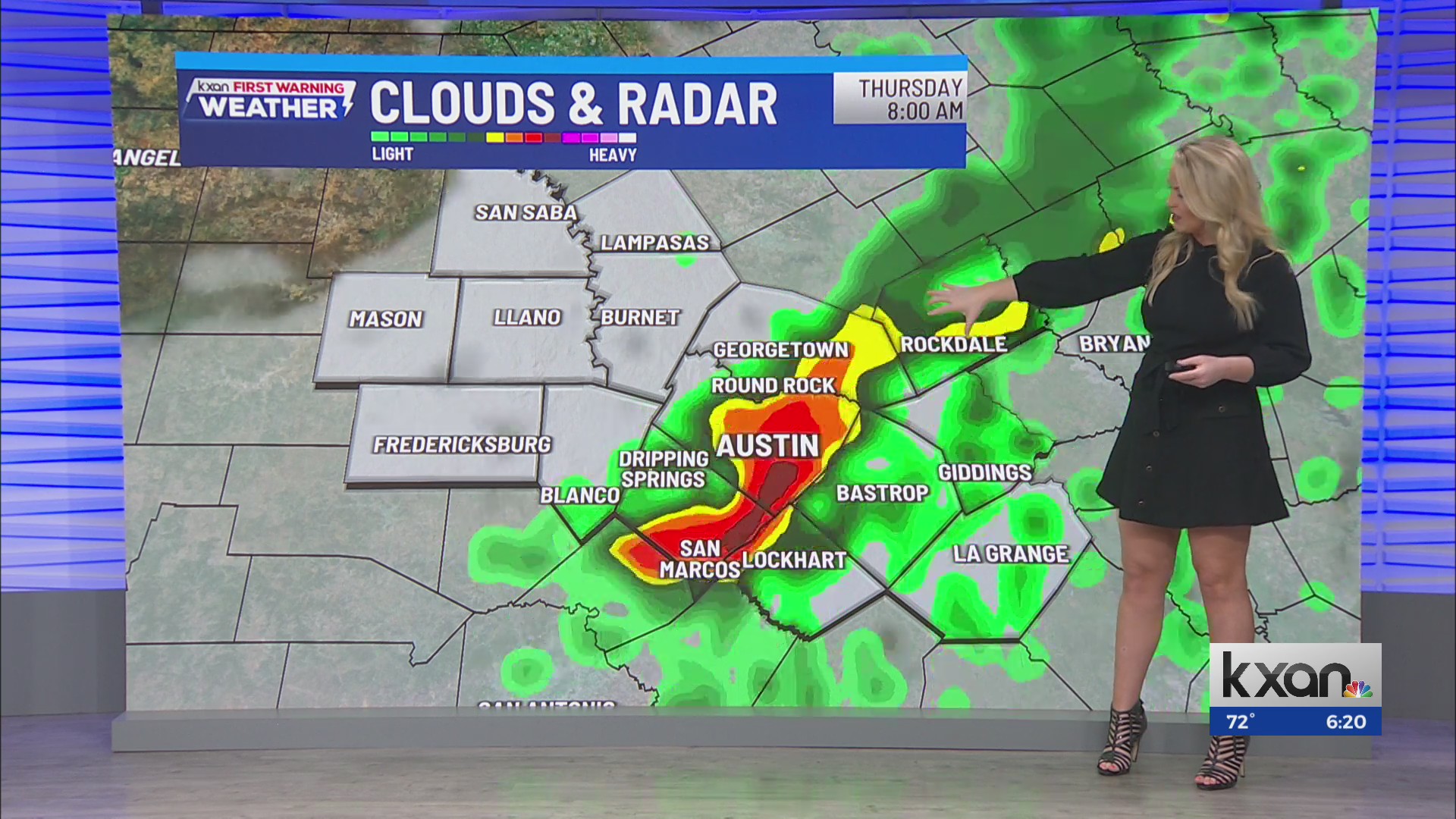 Scattered storms expected Thursday morning | Apr. 1 forecast – KXAN Austin