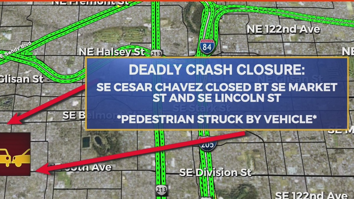 Pedestrian dead after SE Portland crash Wednesday morning – KOIN.com
