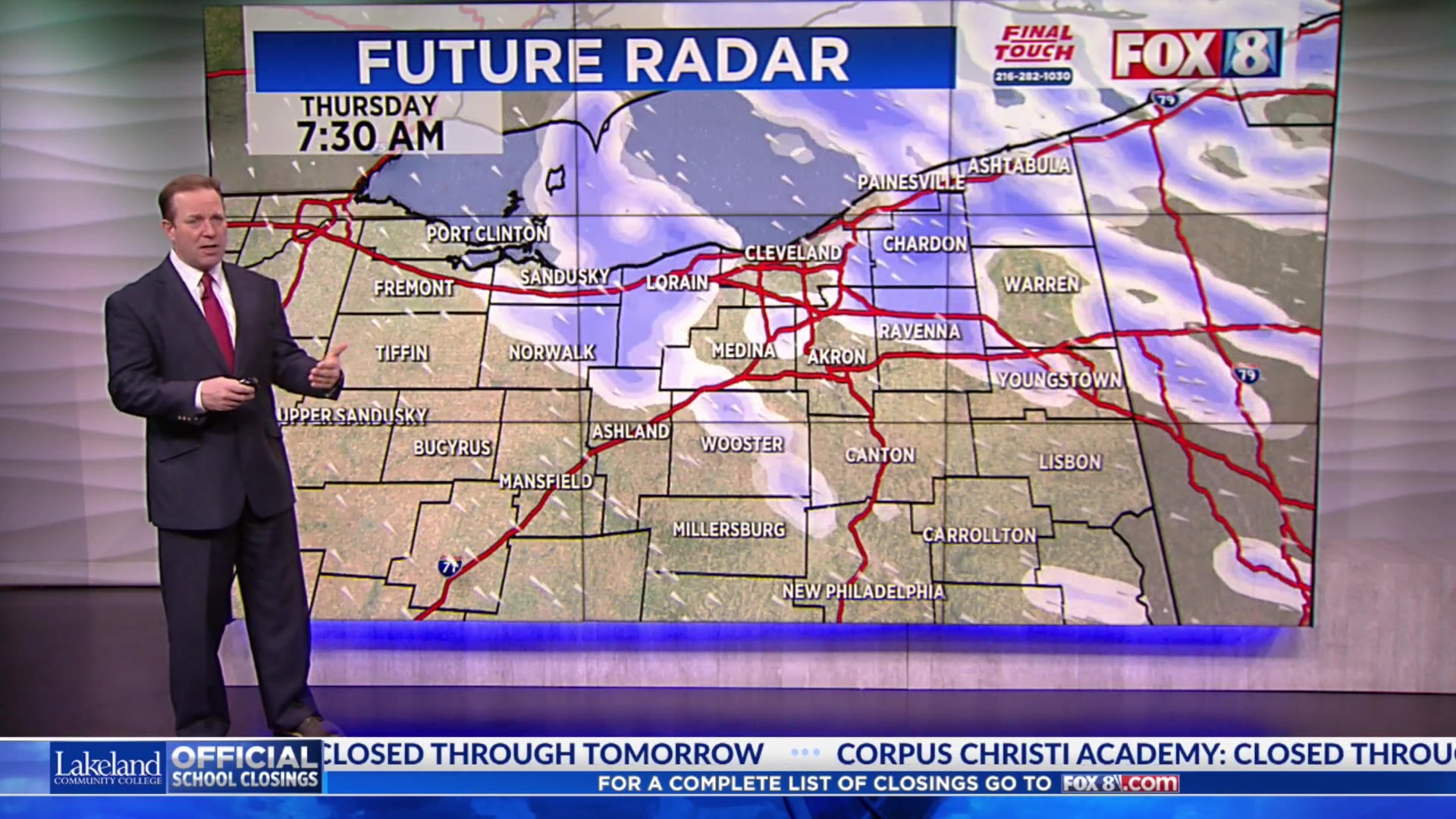 Falling temps — rain transitions to widespread snow – Fox 8 Cleveland WJW