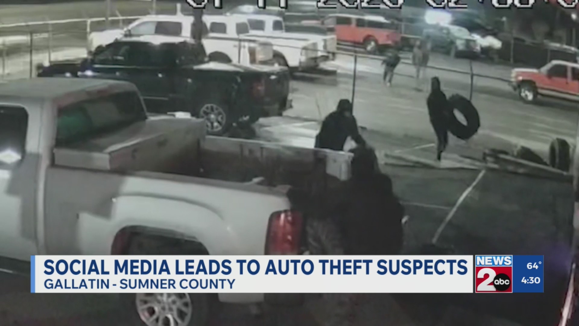 Viral video leads to arrest of suspects accused of stealing tires in ...