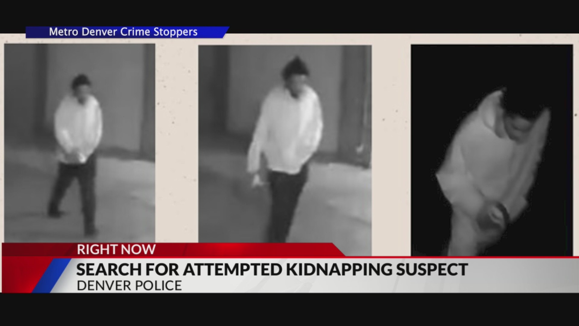 Search for attempted kidnapping suspect – FOX31 Denver